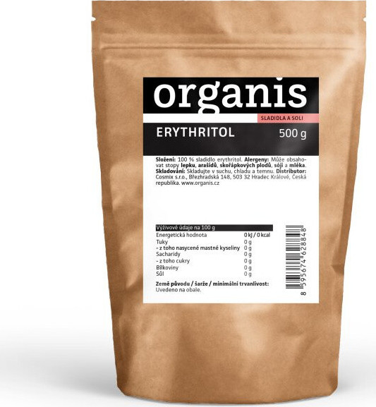 Organis Erythritol 500g