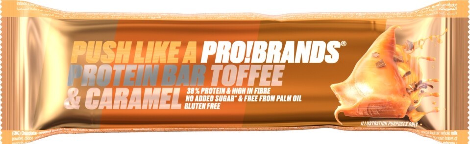 ProBrands Protein Bar 45 g toffee caramel