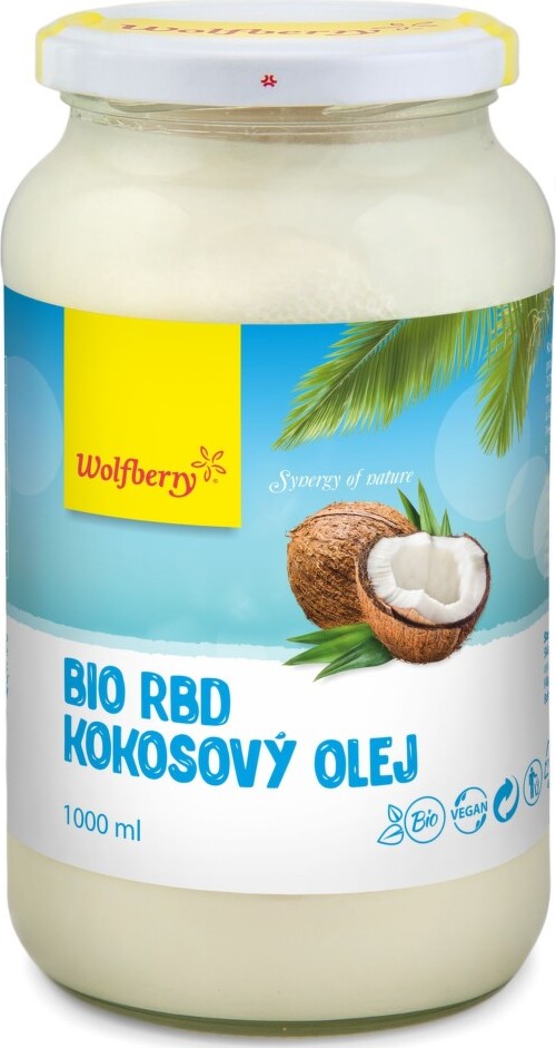 RBD Kokosový olej BIO 1000ml Wolfberry