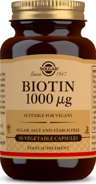 Solgar Biotin 1000 mg 50 kapslí