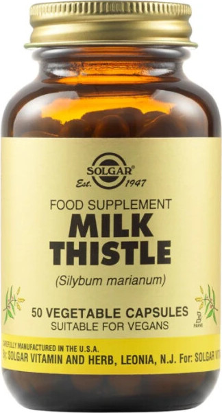 Solgar Milk Thistle Ostropestřec mariánský 50 tablet