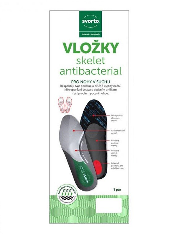 Svorto vložky skelet Antibacterial