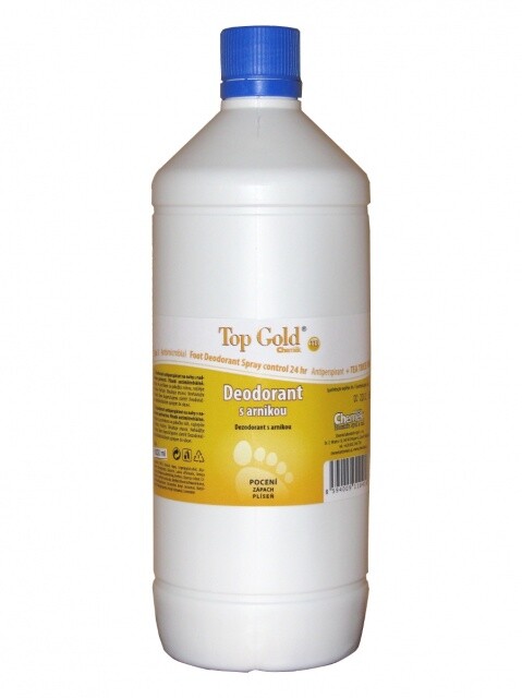 TOP GOLD Deo s arnikou + Tea Tree Oil 1000ml