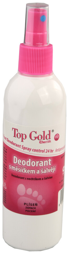 Top Gold Deo.s měsíčkem + šalvějí + Tea Tree Oil 150 ml