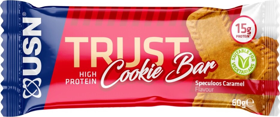 USN Trust Cookie Bar 60 g speculoos caramel