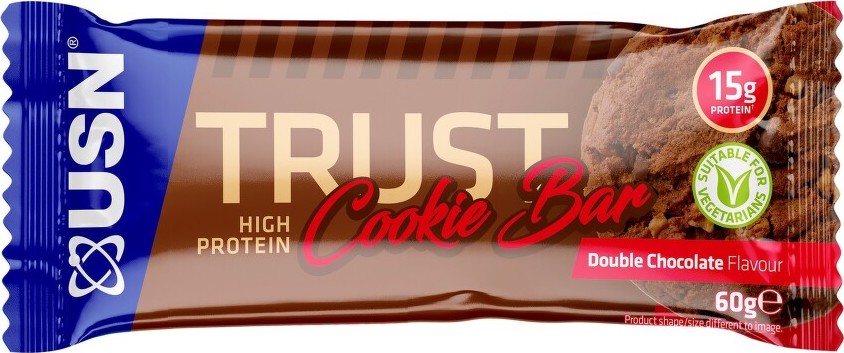 USN Trust Cookie Bar - dvojitá čokoláda 60g